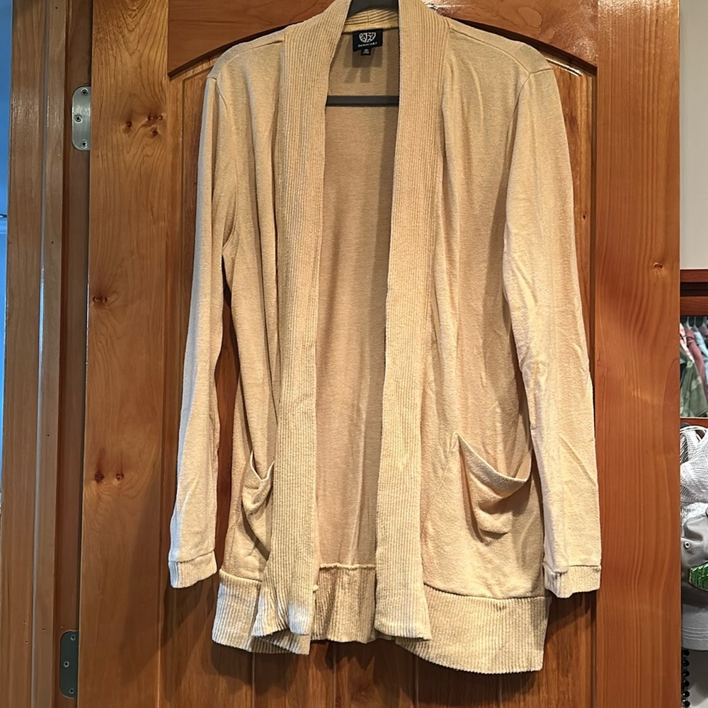 Bobeau open front cardigan